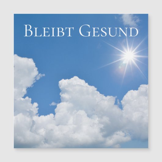 Bleibt Gesund - (正面)
