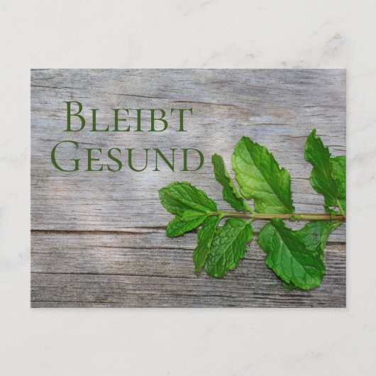 Bleibt Gesund - ポストカード (正面)