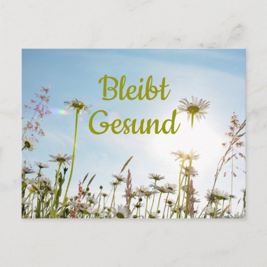 Bleibt Gesund - ポストカード (正面)