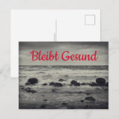 Bleibt Gesund - ポストカード (正面/裏面)