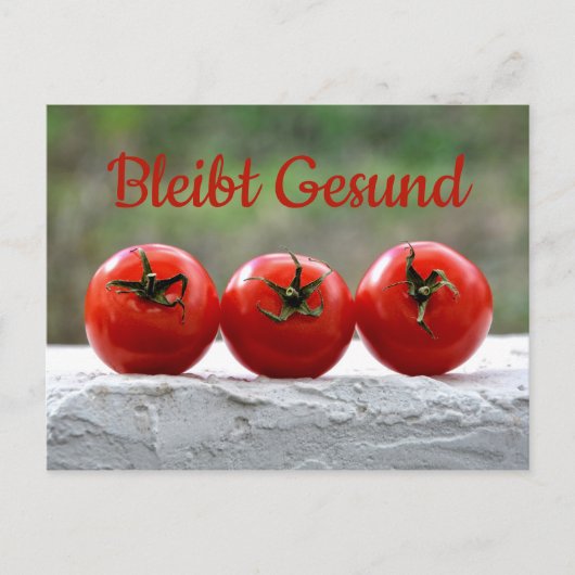 Bleibt Gesund - ポストカード (正面)