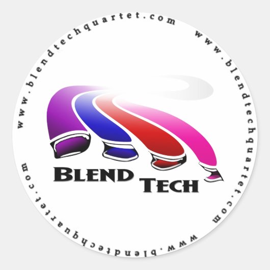 Blend Tech Stickers ラウンドシール (正面)