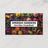 Blended Smoothies and Fruits 名刺 (正面)