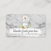Blender Fruits Mixed drink fresh juice marble 名刺 (正面)