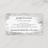 Blender Fruits Mixed drink fresh juice marble 名刺 (裏面)