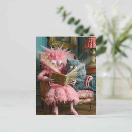 blending female features with monstrous traits ポストカード (スタンド正面)