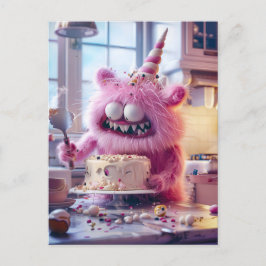 blending female features with monstrous traits ポストカード