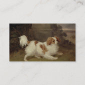 Blenheimスパニエル犬、c.1820-30 (キャンバスの油) 名刺 (裏面)