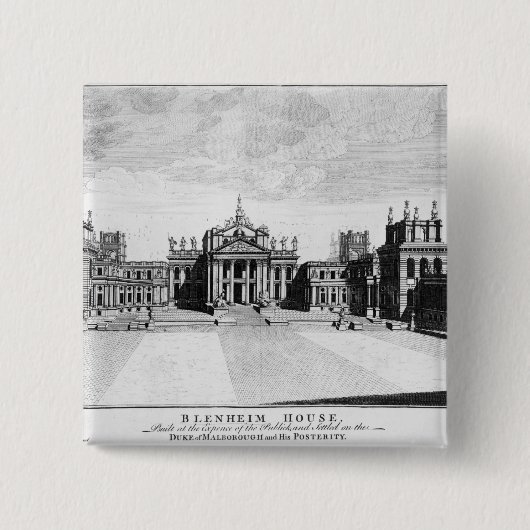 Blenheim宮殿 缶バッジ (正面)