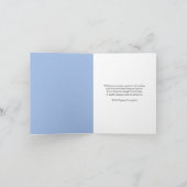 Blenheim Cavalier King Rainbow Bridge Sympathy  カード (内部)