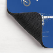 Bleriot XI – 飛行機設計図スケッチ計画ABD マウスパッド (コーナー)