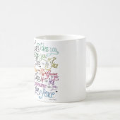 Bless主はカラフルでクラシックなマグ保ち、 コーヒーマグカップ (正面右)