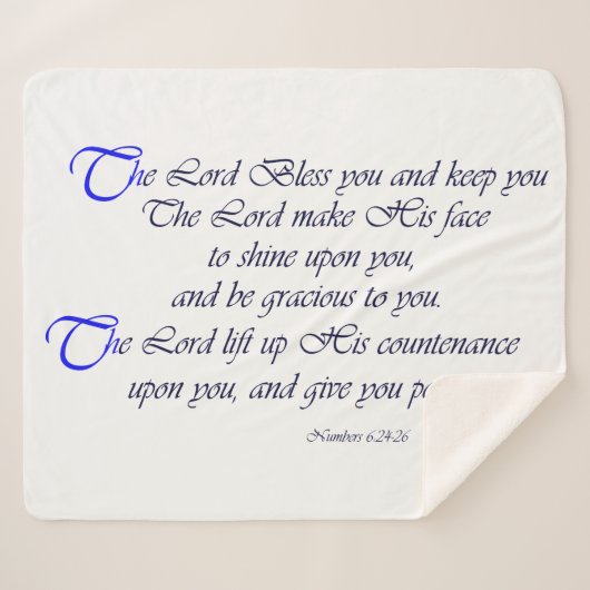 Bless Sherpa Blanket聖なる書物、経典の天恵の主 シェルパブランケット (正面(横))