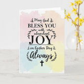 Bless You Joyful Wishes Card カード (黄色い花)