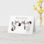 "blessedコーギー心がある"至福カードです カード (黄色い花)