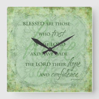 blessed主でClock信頼する人です スクエア壁時計