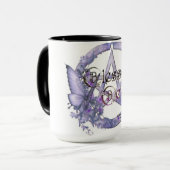 blessed五芒星のコーヒー・マグです マグカップ (正面左)