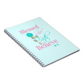 "blessed彼女"水の信頼ジャーナルです ノートブック (右側)