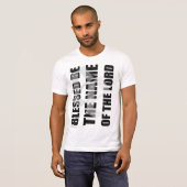 blessed敵の絶えたによって主tの名前行います tシャツ (正面フル)