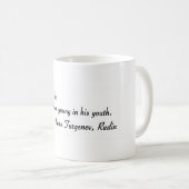 blessed若い彼です コーヒーマグカップ (正面右)