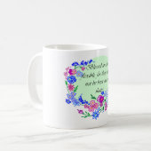 blessed適用範囲が広いです コーヒーマグカップ (正面左)