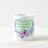 blessed適用範囲が広いです コーヒーマグカップ (中央)