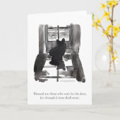 "blessed"コーギーの至福カードを待っている人です カード (黄色い花)