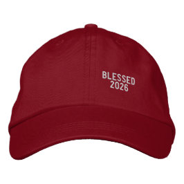 Blessed 2026 Personalized Embroidered Hat 刺繍入りキャップ