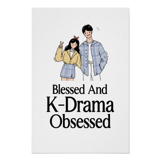 Blessed and K-Drama Obsessed ポスター (正面)