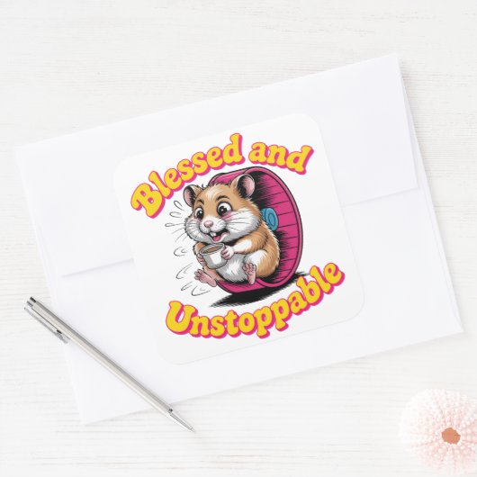 Blessed And Unstoppable スクエアシール (封筒)