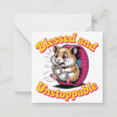 Blessed And Unstoppable ノートカード (正面)