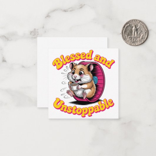 Blessed And Unstoppable ノートカード (正面/裏面インサイチュ)