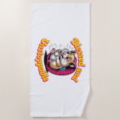 Blessed And Unstoppable ビーチタオル (正面)