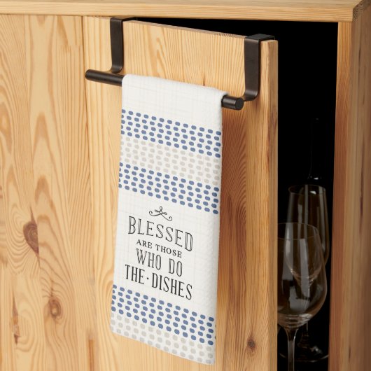 Blessed Are Those Who Do The Dishes Kitchen Towels キッチンタオル (三つ折り)