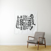 Blessed Are Those Who Hear the Word of God Quotes タペストリー (インサイチュ(横))