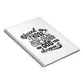 Blessed Are Those Who Hear the Word of God Quotes ノートブック (右側)