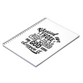 Blessed Are Those Who Hear the Word of God Quotes ノートブック (左側)