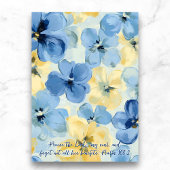 Blessed at 30 Faith Birthday Milestone Floral 招待状