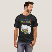 Blessed Autism Mom Mother Autistic Kids Awareness Tシャツ (正面フル)