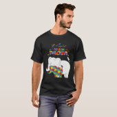 Blessed Autism Mom Mother Autistic Kids Awareness  Tシャツ (正面フル)