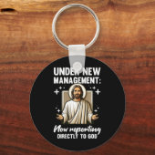 Blessed Baptism Religious Christian Under New Mana キーホルダー (正面)