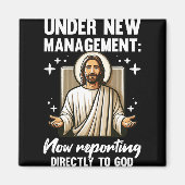 Blessed Baptism Religious Christian Under New Mana マグネット (正面)