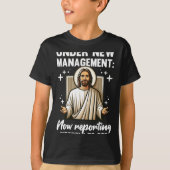 Blessed Baptism Religious Christian Under New Mana Tシャツ (正面)