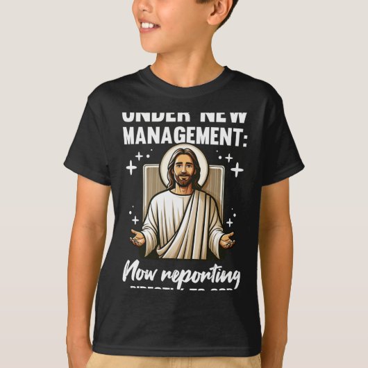 Blessed Baptism Religious Christian Under New Mana Tシャツ (正面)