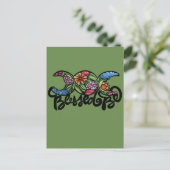 "Blessed Be" トリプルムーンブルーム ポストカード (スタンド正面)