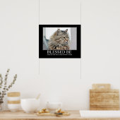 Blessed Be.. Cat Lover Artwork ポスター (キッチン)