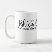 Blessed Beyond Measure コーヒーマグカップ (左)