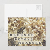 Blessed Beyond Measure ポストカード (正面/裏面)