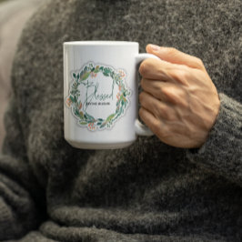 Blessed Beyond Measure-Faith コーヒーマグカップ