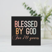 Blessed by God for 70 years セーブザデート (スタンド正面)